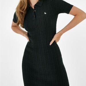 Jack Wills Elegant Black Polo Dress
